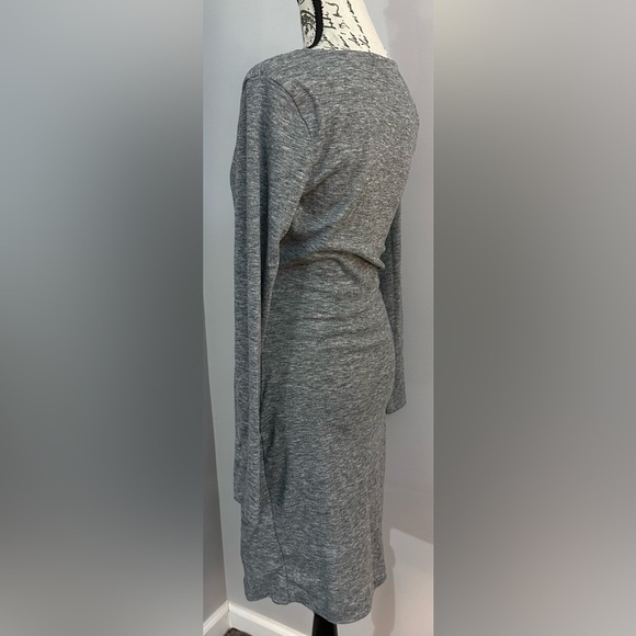 🌫️Banana Republic Charcoal Gray Soft Knit Bodycon Dress (XS) 🌫️ - Picture 4 of 12